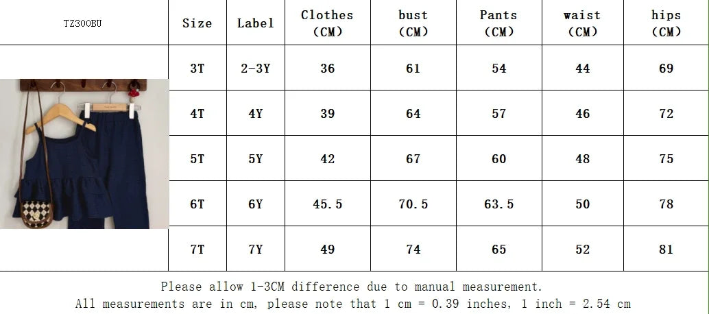 2025 Solid Color Simple Casual Style Pleated Suspender Top+Pants 2-piece Set Summer Girls Clothes 3-7 Year Old Children Outfits